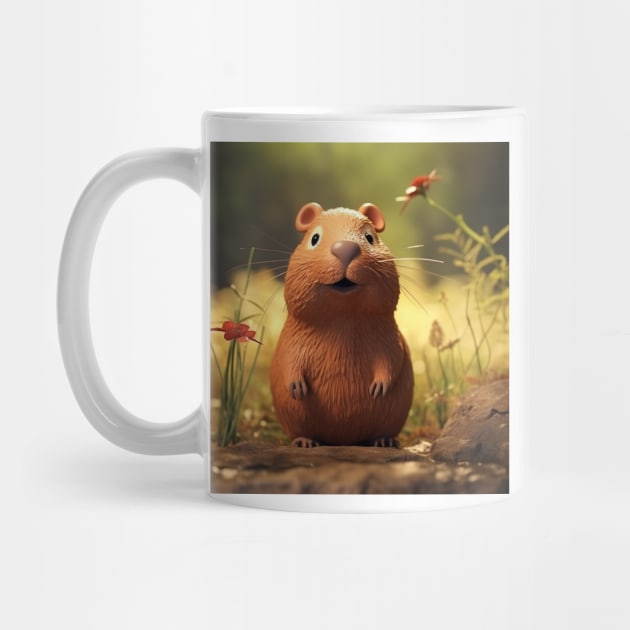 Clay Capybara 2 by AstroRisq